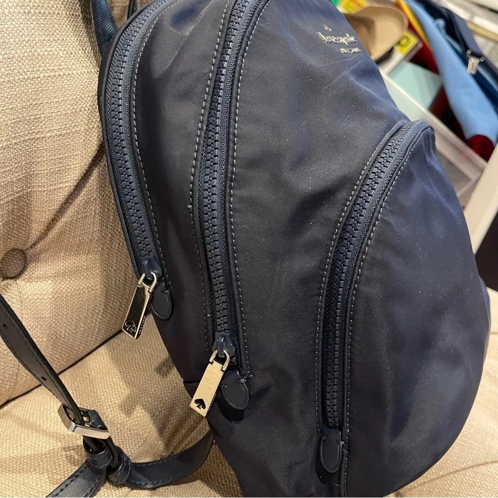 Kate Spade Karissa nylon medium backpack in the color Nightcap.